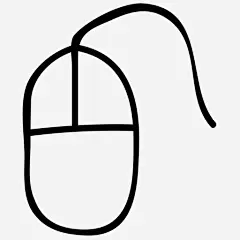 鼠标电子产品手绘涂鸦图标图标_88ICON https://88icon.com 鼠标 电子产品手绘涂鸦图标