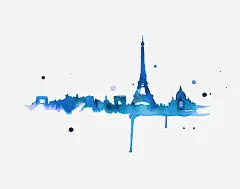 水彩城市高清素材 页面网页 平面电商 创意素材 png素材
