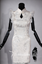 《雪茵》 天使袖超显气质改良小旗袍 量身定制 结婚旗袍 晚装-淘宝网