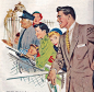 Quite the looker! :) #handsome #men #vintage #1940s #forties #ads #illustrations