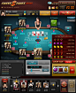 Game Concept Design : Poker Game Concept Design / UI / Character/ Icon
