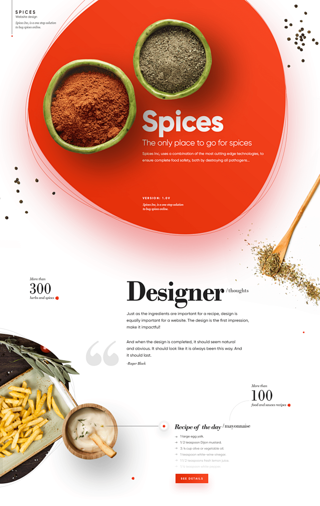 Spices & Recipes Web...