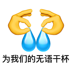 为我们的无语干杯