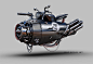 HOVER BIKE II, Jomar Machado : 3D Studio Max, Mental Ray, HDR Light Studio and Photoshop.<br/>A larger image and some scenes are on my NEW BLOG: <br/><a class="text-meta meta-link" rel="nofollow" href="<a class=&