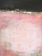 Gilded Collage in Pink and Black - Anahi DeCanio - ArtyZen Studios