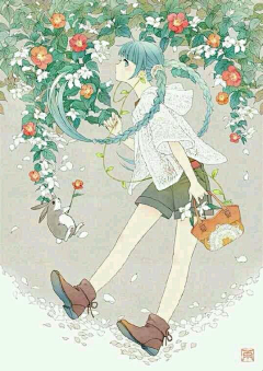 ℡ヽ小情绪〃失控采集到插画女孩