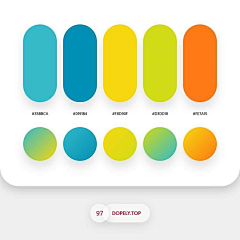 小空宇呀采集到渐变、配色、叠加