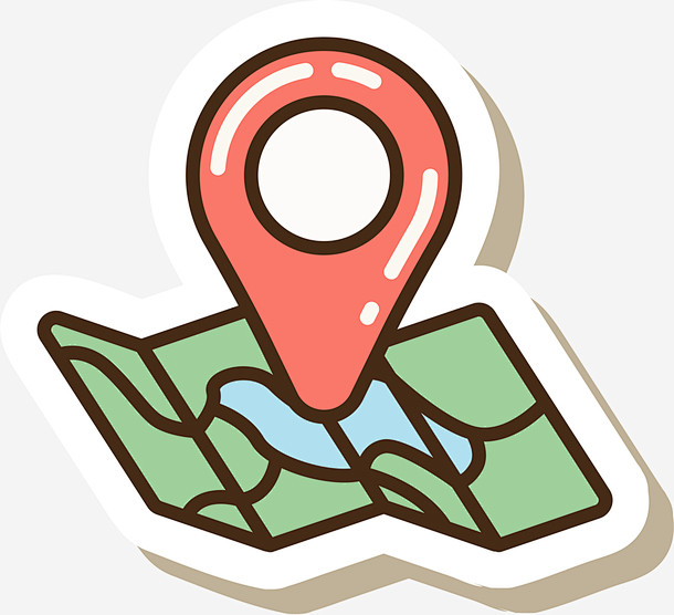 手绘地图装饰免抠素材_新图网 https://ixintu.com 卡通装饰 坐标 彩色地图 彩色底纹 扁平化 矢量图案图片_素材图片素材-花瓣网