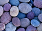 purple stones.