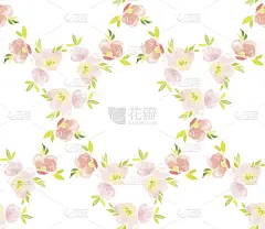 花纹,水彩画,形状,纺织品,无人,绘画插图,仅一朵花,现代,一年生植物