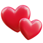 Hearts 3D Icon