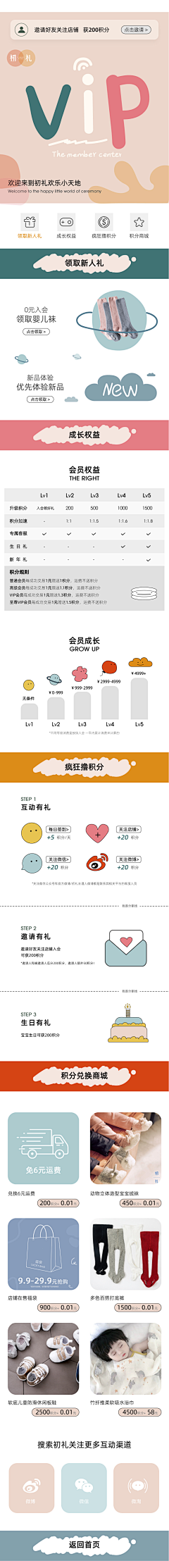 夜↓残月]采集到电商-会员页