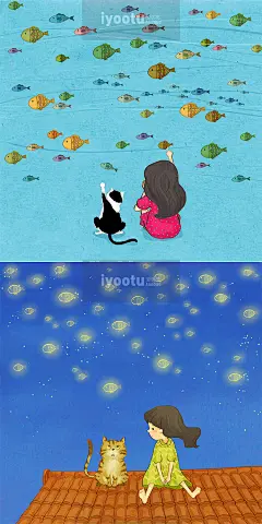 手绘卡通儿童动物童话故事插画插图海报psd分层设计素材i2161004-淘宝网