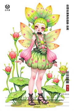 动漫人物创意角色-虫姬 - 小红书