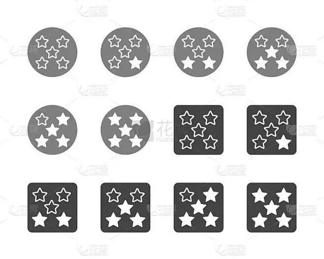 评级五星图标集图片_其他图片图片素材-花瓣网