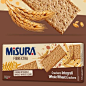 MISURA 意大利全麦粉低卡低糖粗纤维燕麦饼干