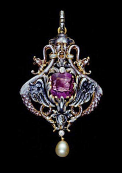 浮生-_若梦采集到维多利亚时期珠宝