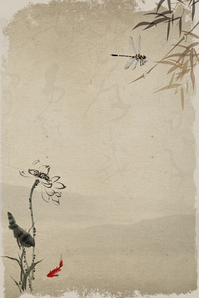 中国古典风格水墨背景