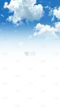 风光通用渐变天空白云元素素材