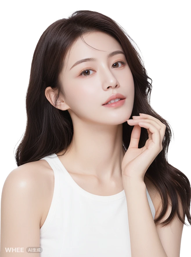 白鹿换脸1-花瓣网