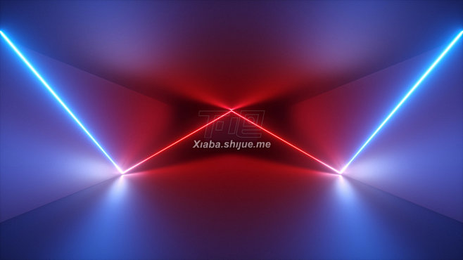 3d render, blue red ...
