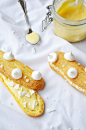 Eclair au citron meringué: 