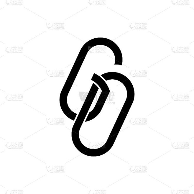黑色字母GO初始标志图标