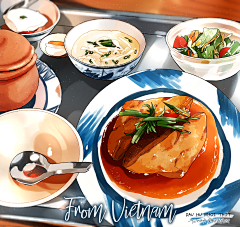 RXjPicy9采集到漫画食物