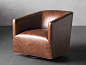 Ellison Leather Swivel Chair[主动设计米田整理]