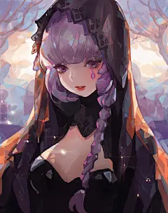 精致的小姐姐头像插画丨韩国插画师 Chocofing R ​​​​