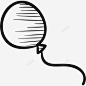 放飞气球图标 页面网页 平面电商 创意素材