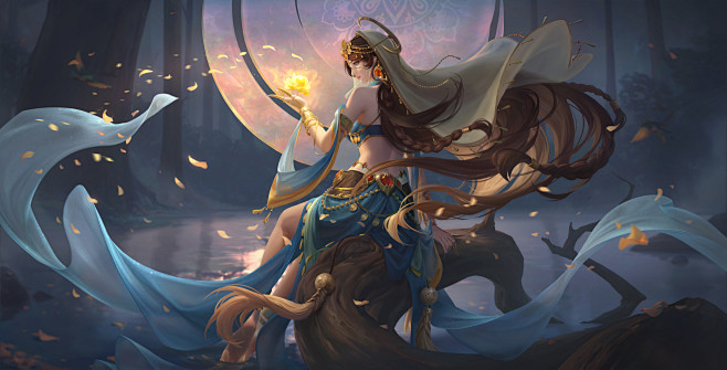 海月-幻泉雾影