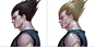 ArtStation - Vegeta & Trunks , InHyuk Lee
