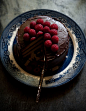 Desserts for Breakfast: Coconut Chocolate Cake with Raspberries