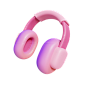 Headphone 3D Illustration