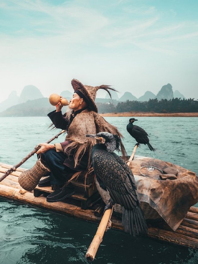 桂林“鸬鹚渔民”

华裔澳大利亚摄影师 ...