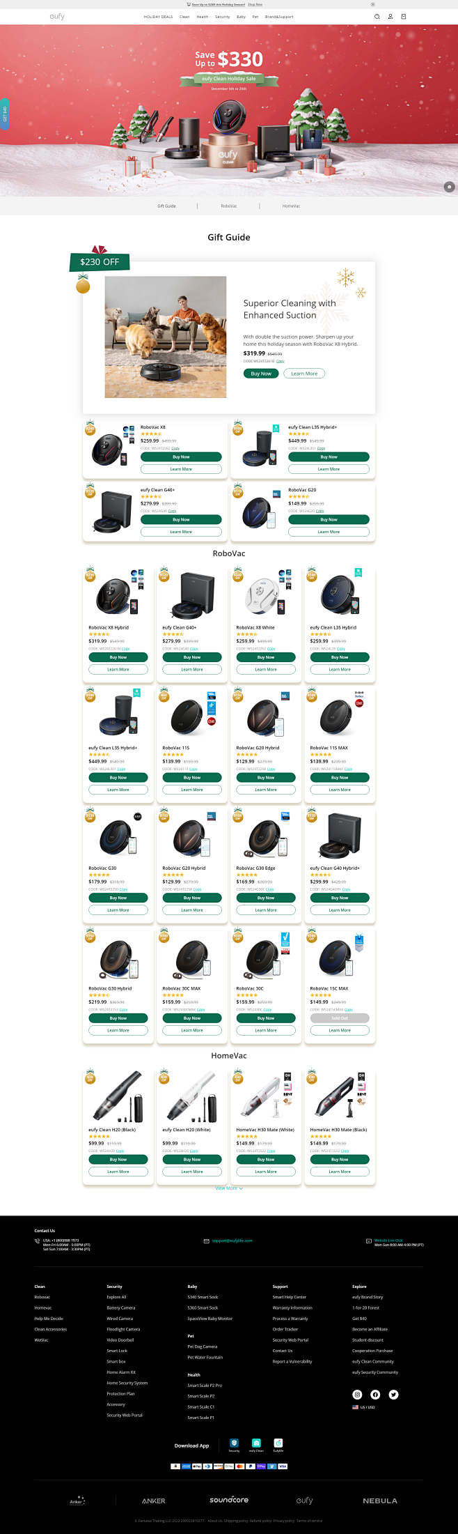 eufy Clean Holiday S...