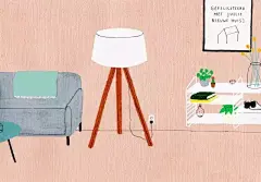 这些小插画里，是多少人梦想的简单小日子_Lianne : 人生这出戏 你自己的游戏体验最重要 还想着对观众负责？ 那真的不是你的义务 人生嘛 把自己简单的小日子过好 就已是幸福 插 画 师 Lianne Nixon 作 品…