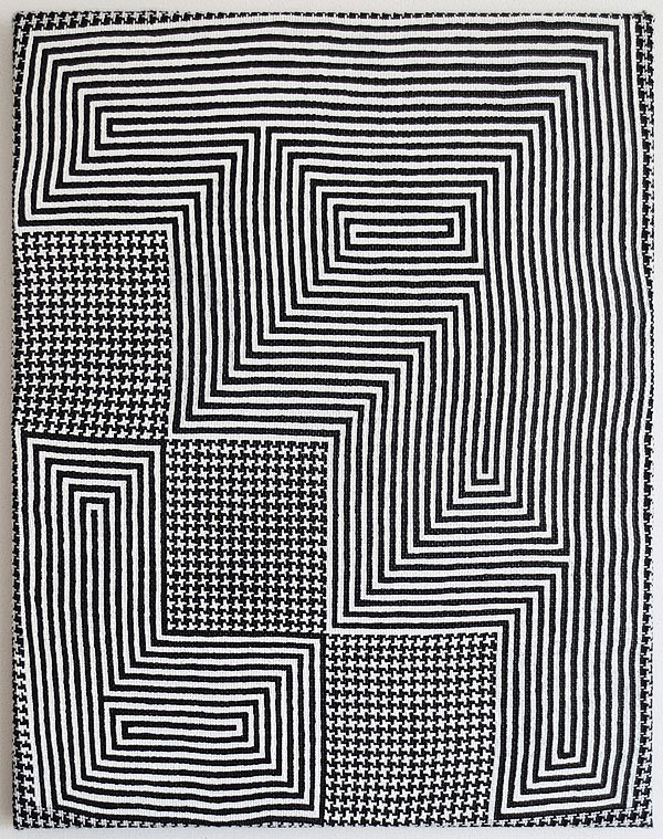 黑白平面构成视觉设计艺术