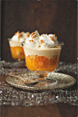 Winter clementine trifle