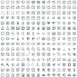 IOS/Android图标集下载 英文字体 极简主义 安卓 图标 图形字体 免费图标 IOS icon android 
