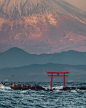 富士山海上鸟居日出_1_Mr