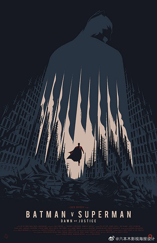 插画海报《蝙蝠侠大战超人》#电影海报欣赏...