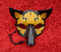 Autumn Ginkgo Fox Mask by *merimask on deviantART@北坤人素材