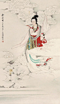 美术书影：黄均的人物画作品赏析，凌波仙子，美不胜收