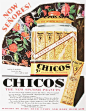 Lovely old ad for Chicos Spanish Peanuts