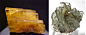 重晶石，硫酸盐大类，斜方晶系。为中低温热液蚀变作用产物，亦可为浅海沉积产物。