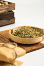 金银花中草药中药材摄影图