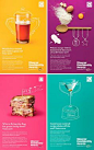 Observer Food Monthly Awards // layout // editorial design // magazine design // colors // creative // photography