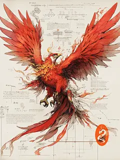 【怪兽OC：朱雀】 - 小红书